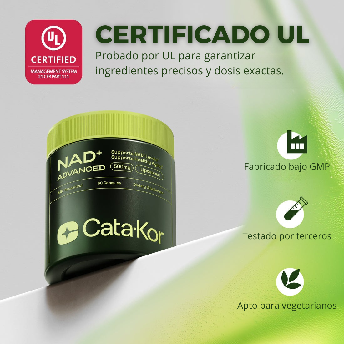 NeuroAge Boost™ - Liposomal NAD+ 250mg | Energy, Focus, and Longevity - 60 Capsules